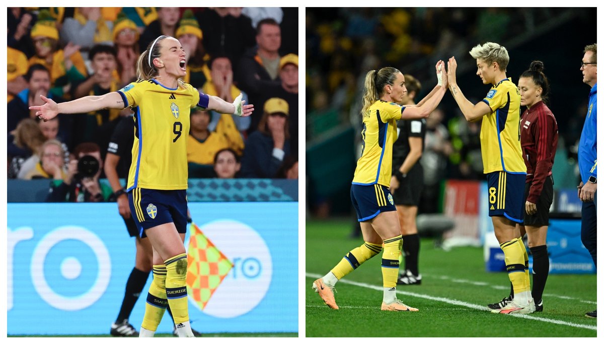 Sverige leder i bronsmatchen mot Australien.